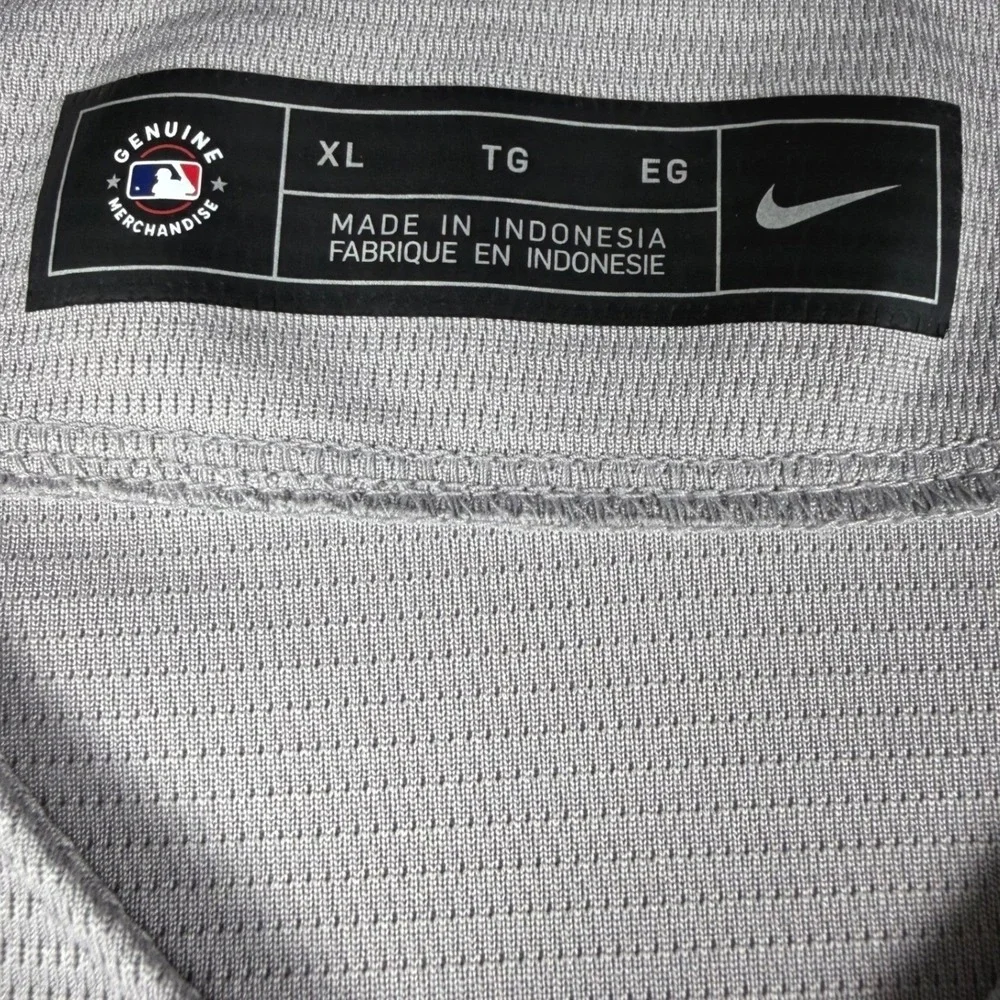 Nike New York Yankees‎ MLB Baseball Jersey Mens XL Grey Road T770 551343-010